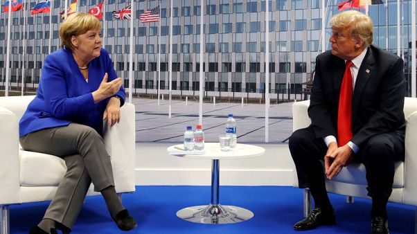 Merkel, Trump share concerns about Syrian developments - Merkel's spokesman Merkel, Trump share concerns about Syrian developments - Merkel's spokesman