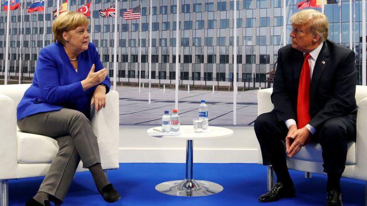 Merkel, Trump share concerns about Syrian developments - Merkel's spokesman