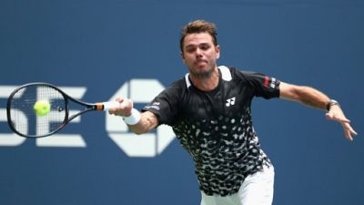 Le Suisse Stanislas Wawrinka lors de l'US Open le 27 août 2018
