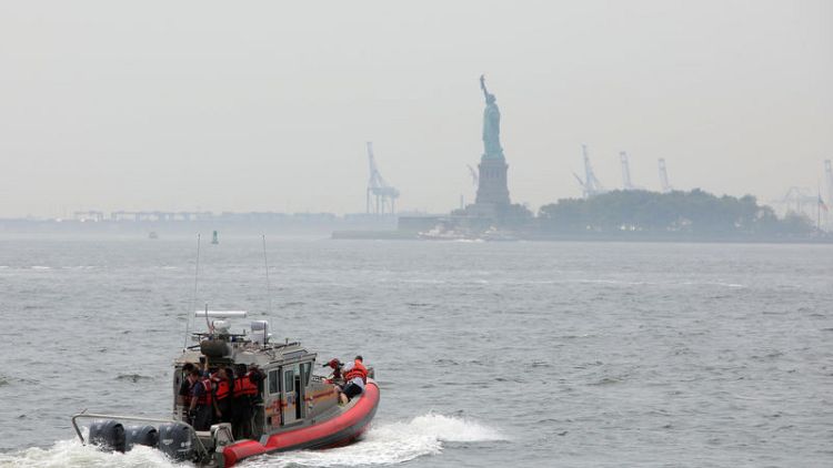 Fire forces evacuation of Statue of Liberty island in NY