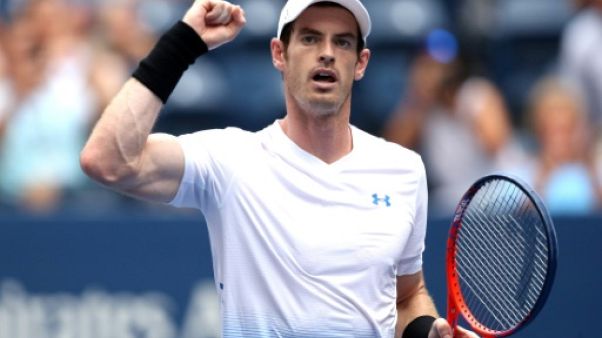 Andy Murray se qualifie pour le 2e tour de l'US Open le 27 août 2018 Andy Murray se qualifie pour le 2e tour de l'US Open le 27 août 2018