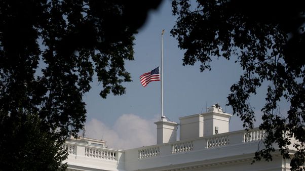 White House wobbles on U.S. flag after McCain death White House wobbles on U.S. flag after McCain death