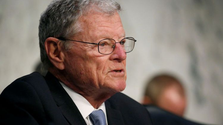 Trump backer Inhofe in line to chair powerful Senate Armed Services panel
