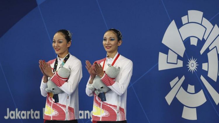 Twins make it a double sister act in Jakarta synchro final