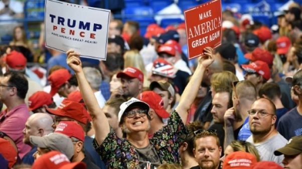Des supporteurs de Donald Trump en Pennsylvanie le 2 août 2018 Des supporteurs de Donald Trump en Pennsylvanie le 2 août 2018