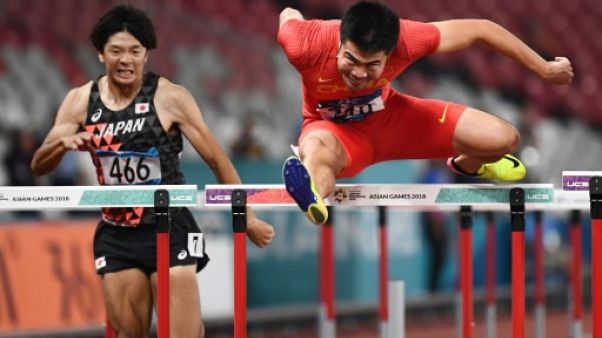 Jeux asiatiques: Xie remporte l'or au 110 m haies, 9e victoire de rang pour la Chine Jeux asiatiques: Xie remporte l'or au 110 m haies, 9e victoire de rang pour la Chine