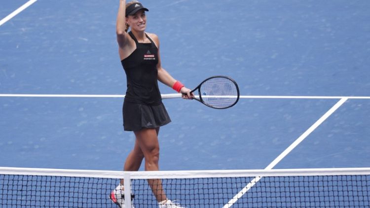 Kerber banishes U.S. Open hangover with first round win