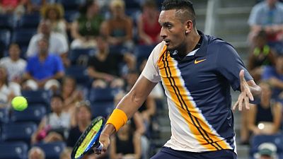 Weary Kyrgios puts heat on officials after first round win