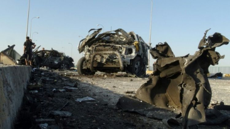 Attentat suicide à la voiture piégée à Ramadi en Irak, le 17 septembre 2014