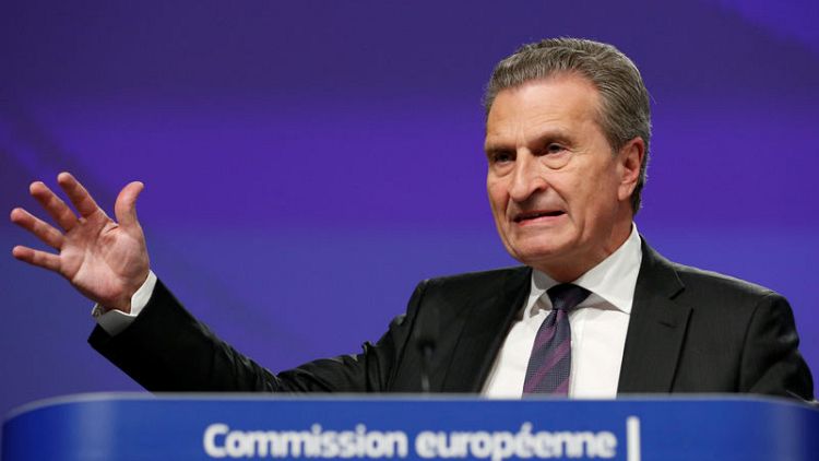 EU's Oettinger warns Italy on budget payments
