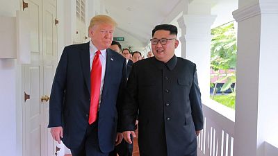 Trump says he thinks U.S. is doing well with North Korea