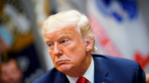 Le président américain Donald Trump à la Maison Blanche, le 29 août 2018 Le président américain Donald Trump à la Maison Blanche, le 29 août 2018