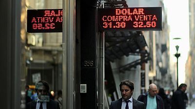 IMF studying Argentina request for early help as peso crashes