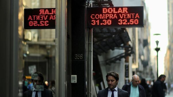 IMF studying Argentina request for early help as peso crashes IMF studying Argentina request for early help as peso crashes
