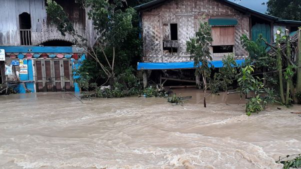 Myanmar dam breach floods 85 villages, thousands driven from homes Myanmar dam breach floods 85 villages, thousands driven from homes