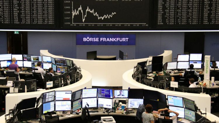 Trade fears regain grip on European shares, real estate stocks fall