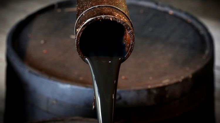 Oil rises on Iran sanctions, lower U.S. fuel inventories