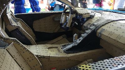 Bugatti di Lego Technic al Gp di Monza