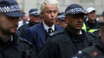 Geert Wilders à Londres le 9 juin 2018