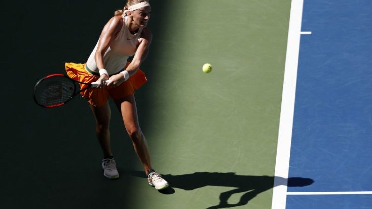 Kvitova topples Wang in second-round U.S. Open clash