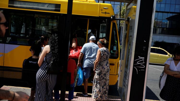 Athens bus tickets sales rise after scheme blocks free riders