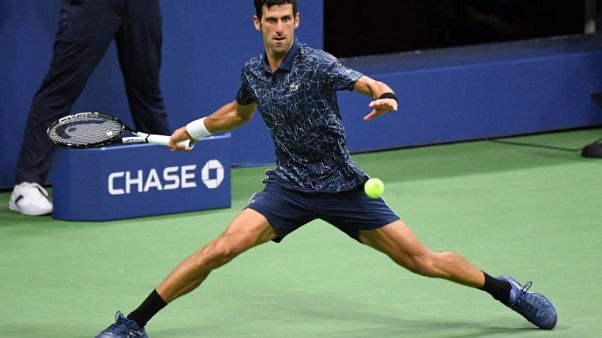 Djokovic overcomes blip to beat Sandgren at U.S. Open Djokovic overcomes blip to beat Sandgren at U.S. Open