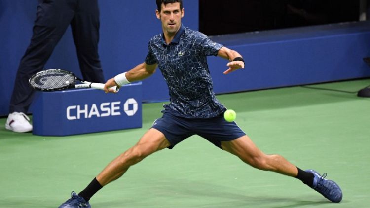 Djokovic overcomes blip to beat Sandgren at U.S. Open
