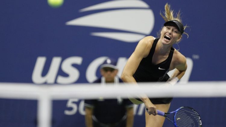 Sharapova battles past Cirstea to set up Ostapenko clash