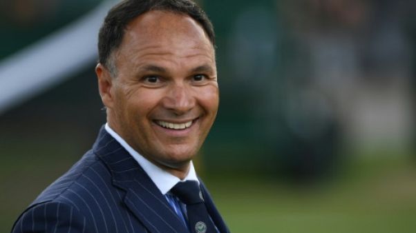 L'arbitre suédois Mohamed Lahyani, à Wimbledon, le 4 juillet 2018 L'arbitre suédois Mohamed Lahyani, à Wimbledon, le 4 juillet 2018