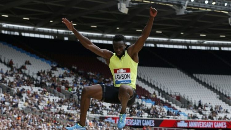 Athlétisme: Lawson, contrôlé positif à un stéroïde, met en cause la viande