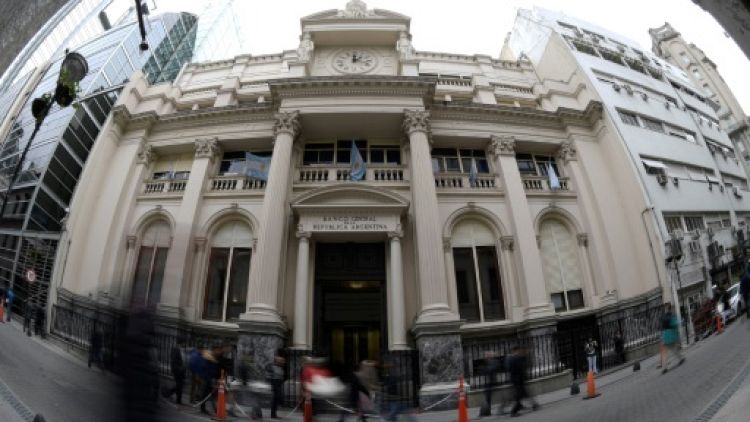 La banque centrale d'Argentine, à Buenos Aires, le 30 août 2018