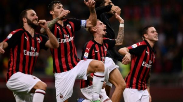 Italie: l'AC Milan fait tomber l'AS Rome à la dernière seconde Italie: l'AC Milan fait tomber l'AS Rome à la dernière seconde