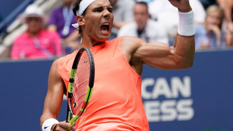 Nadal survives Russian threat to advance at U.S. Open
