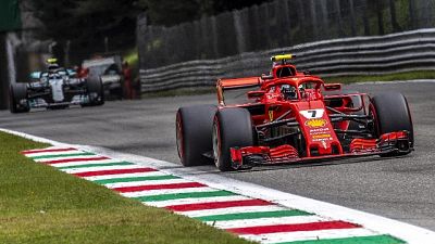 Monza: prima fila Ferrari,pole Raikkonen