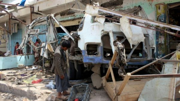 Raid ayant tué 40 enfants au Yémen: la coalition promet des sanctions Raid ayant tué 40 enfants au Yémen: la coalition promet des sanctions