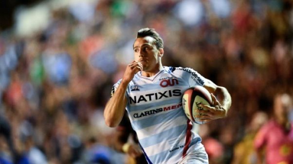 L'ailier du Racing 92 Juan Imhoff marque un essai à Toulon le 25 août 2018 L'ailier du Racing 92 Juan Imhoff marque un essai à Toulon le 25 août 2018