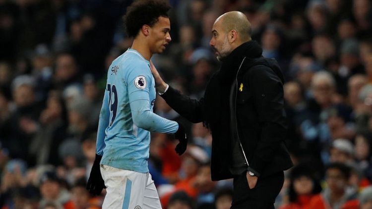Guardiola denies any 'attitude' issue with left-out Sane
