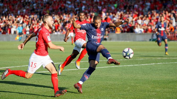 Mbappe scores stunner but sees red in PSG victory