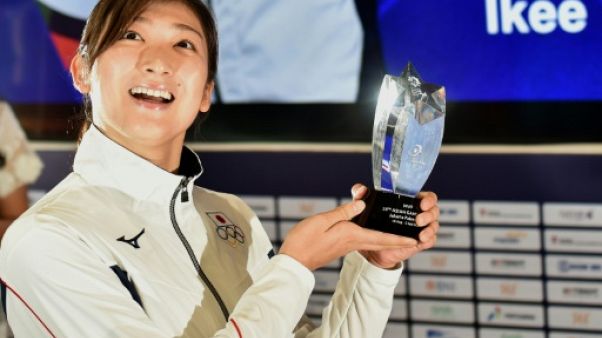 Jeux asiatiques: la nageuse japonaise Ikee, 1re femme meilleure athlète des Jeux Jeux asiatiques: la nageuse japonaise Ikee, 1re femme meilleure athlète des Jeux
