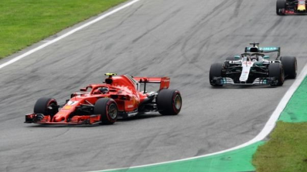GP d'Italie: Hamilton et Vettel s'accrochent au premier tour GP d'Italie: Hamilton et Vettel s'accrochent au premier tour