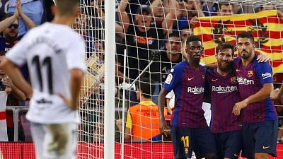 Barça maramaldo, l'Huesca ne prende otto Barça maramaldo, l'Huesca ne prende otto