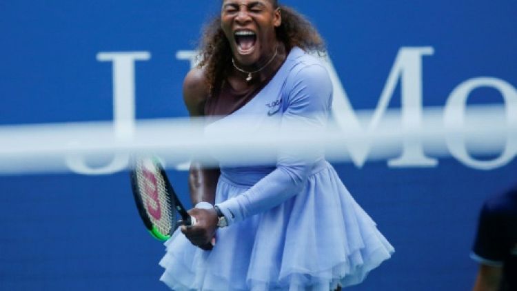 US Open: Serena Williams en quarts de finale en perdant un set