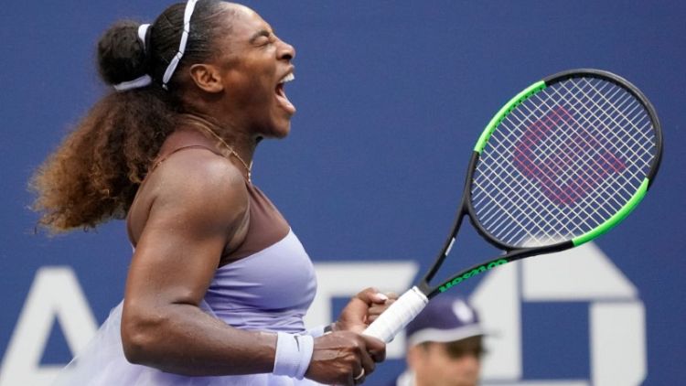 Serena survives scare from Kanepi to reach U.S. Open quarters