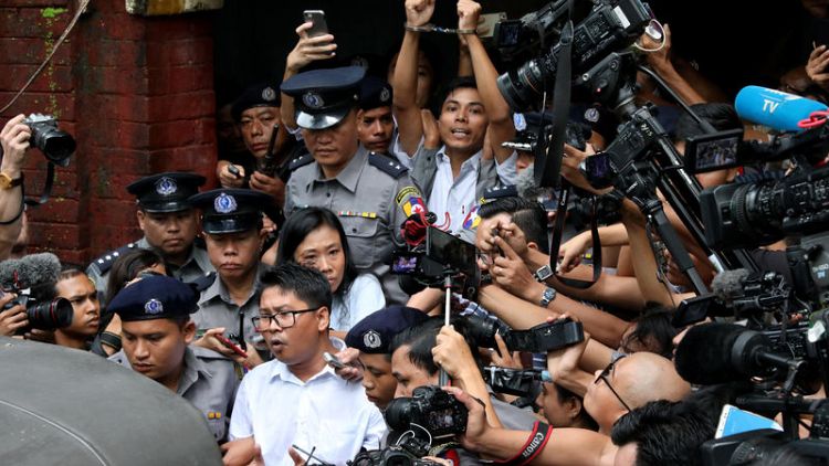 Reuters Myanmar reporters jailed for seven years in landmark secrets case