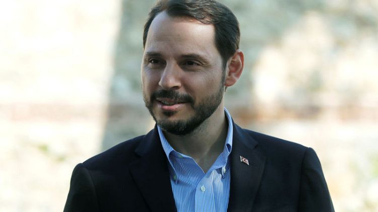Turkey's Albayrak says central bank independent, sees no crisis in banking sector