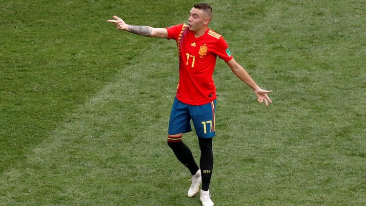 Aspas called up by Spain after Costa drop-out