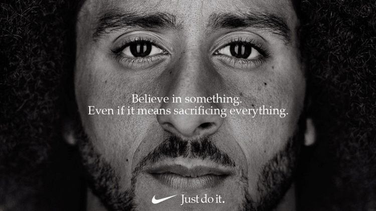 Nike features NFL's Kaepernick among athletes in 'Just Do It' campaign