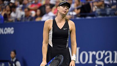 Sharapova beaten by birthday girl Suarez Navarro in New York Sharapova beaten by birthday girl Suarez Navarro in New York