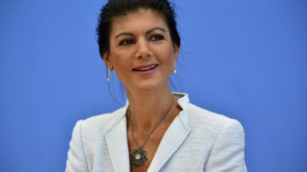 Sahra Wagenknecht à Berlin le 4 septembre 2018 Sahra Wagenknecht à Berlin le 4 septembre 2018