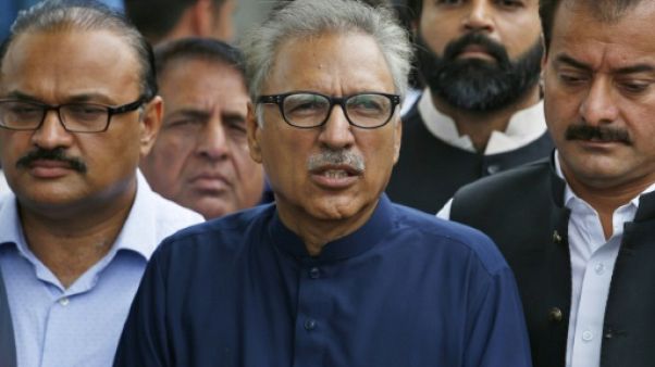 Arif Alvi le 27 août 2018 à Islamabad Arif Alvi le 27 août 2018 à Islamabad